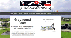 Desktop Screenshot of greyhoundfacts.org