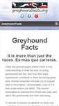 Mobile Screenshot of greyhoundfacts.org